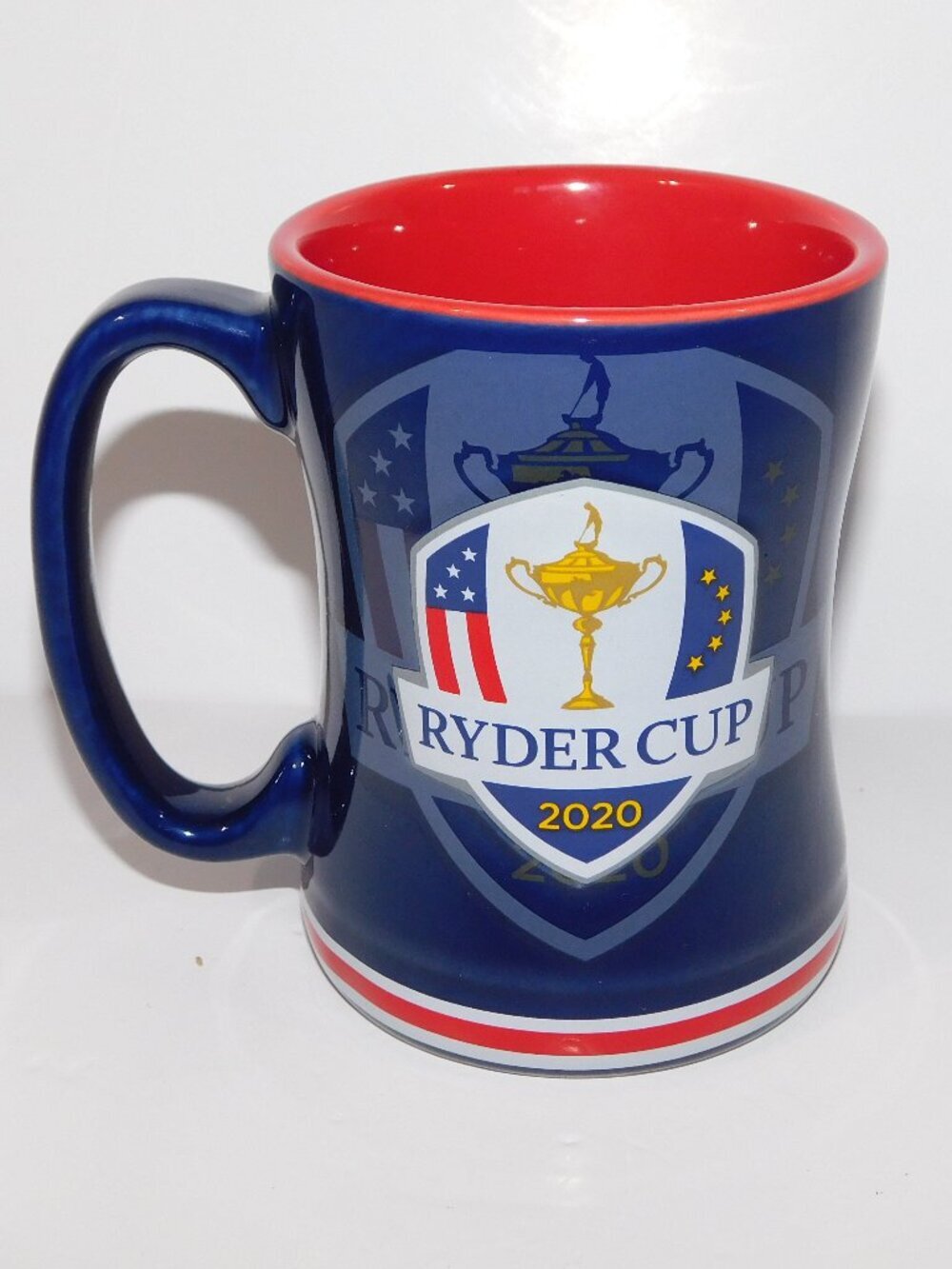 Golf 2020 Ryder Cup Whistling Straits Coffee Tea Mug Blue Red  **READ